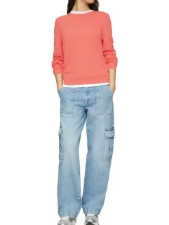 Pullover in Orange