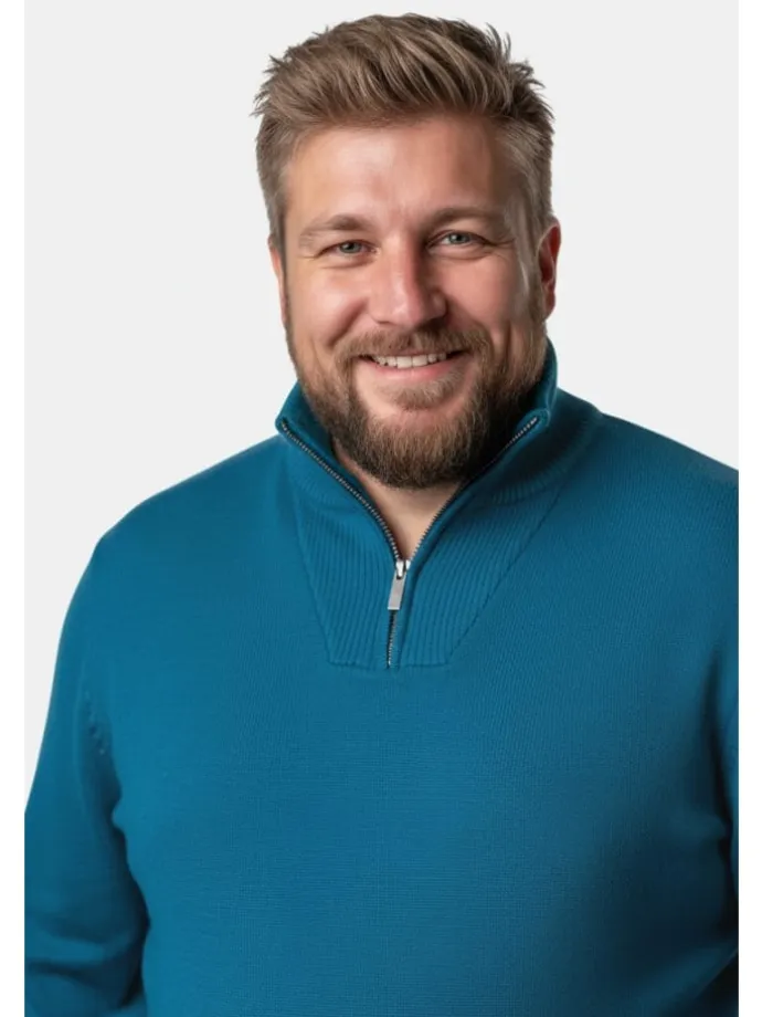 Pullover in rauchblau