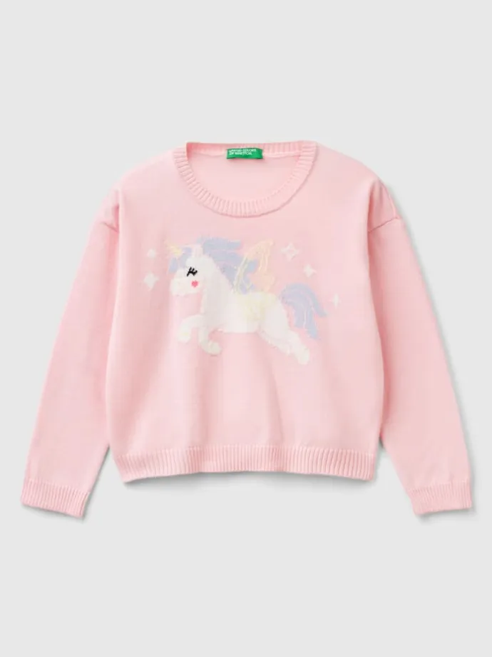 Pullover in Rosa