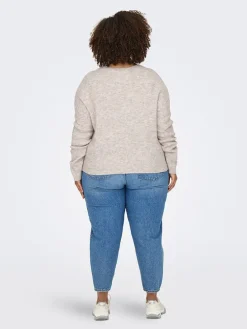 Pullover in Rosa/ Creme