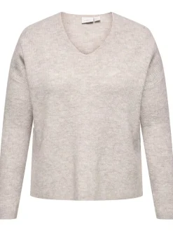 Pullover in Rosa/ Creme
