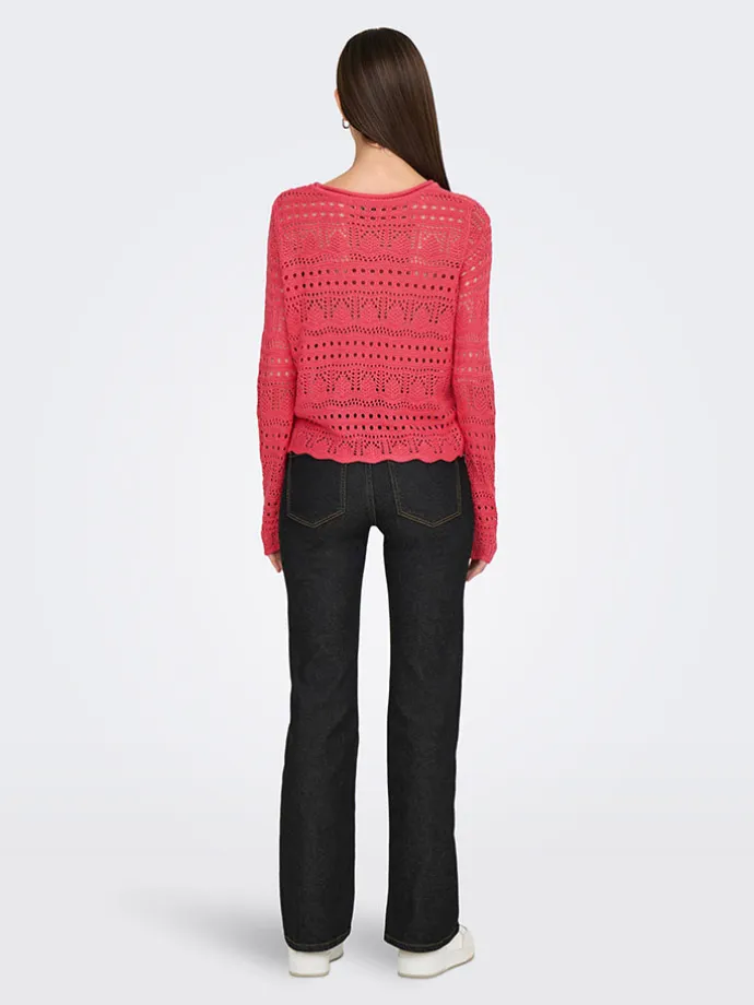 Pullover in Rot