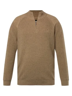 Pullover in sandstein