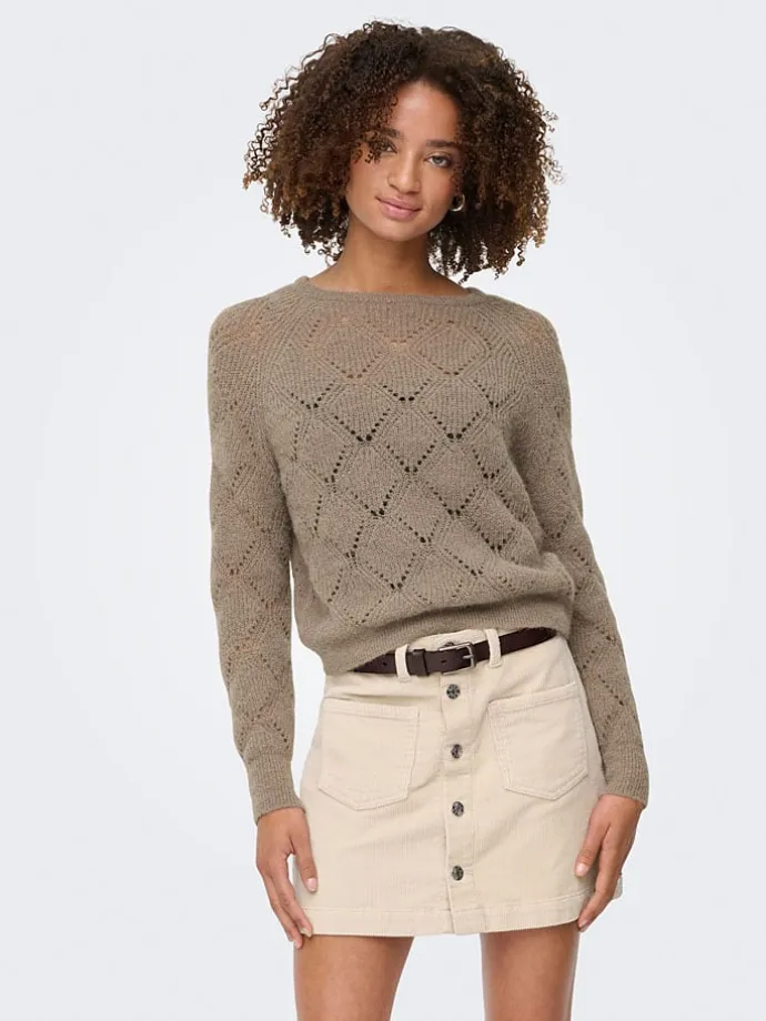 Pullover in Taupe