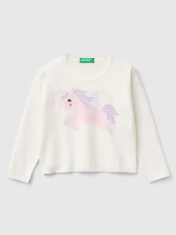 Pullover in Weiß