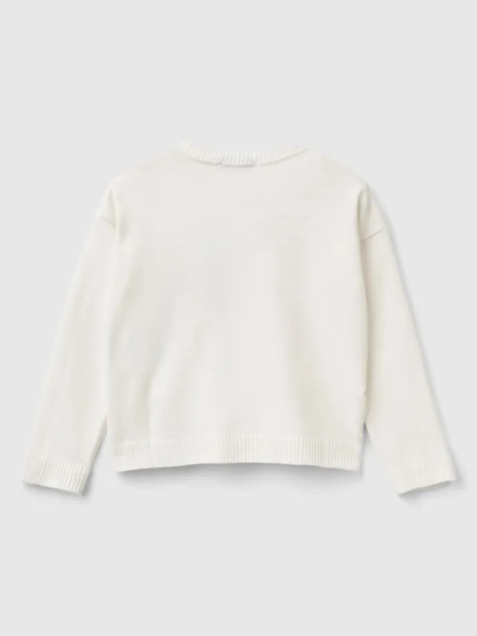 Pullover in Weiß