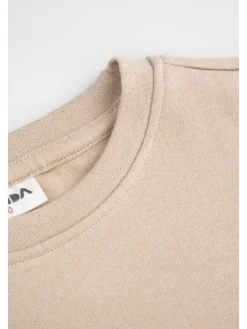 Pullover ohne Kapuze in beige