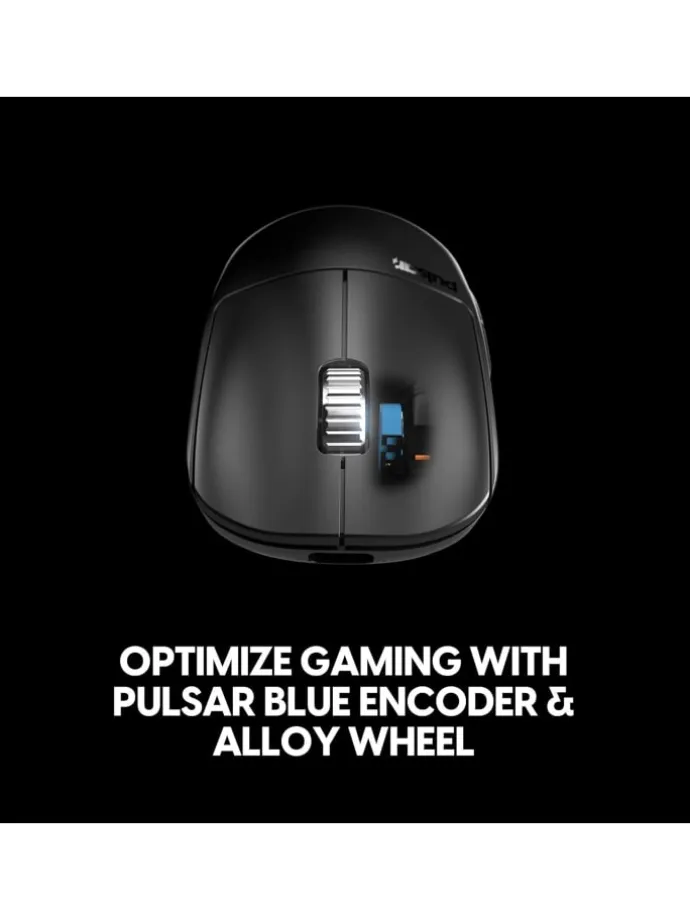 Pulsar Gaming Gears X2H v3 eS Kabellose Maus 60 g 32000 DPI 750 IPS Mini Schwarz