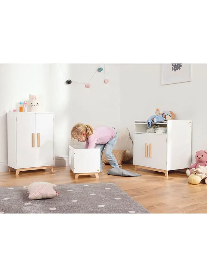 Puppenbett "Marit" in Weiß - ab 3 Jahren