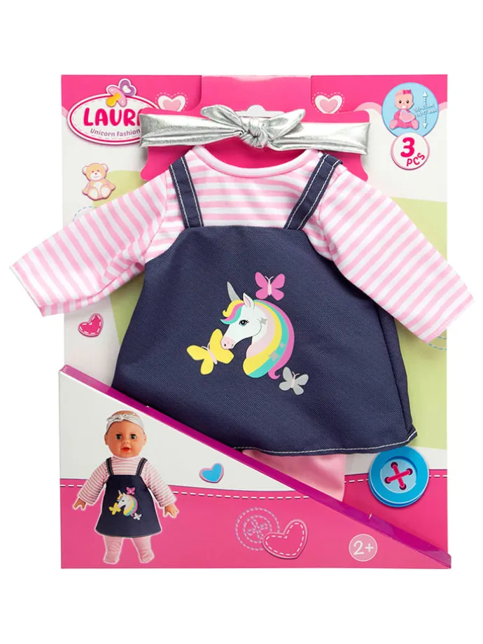 Puppen-Outfit "Einhorn " - ab 3 Jahren
