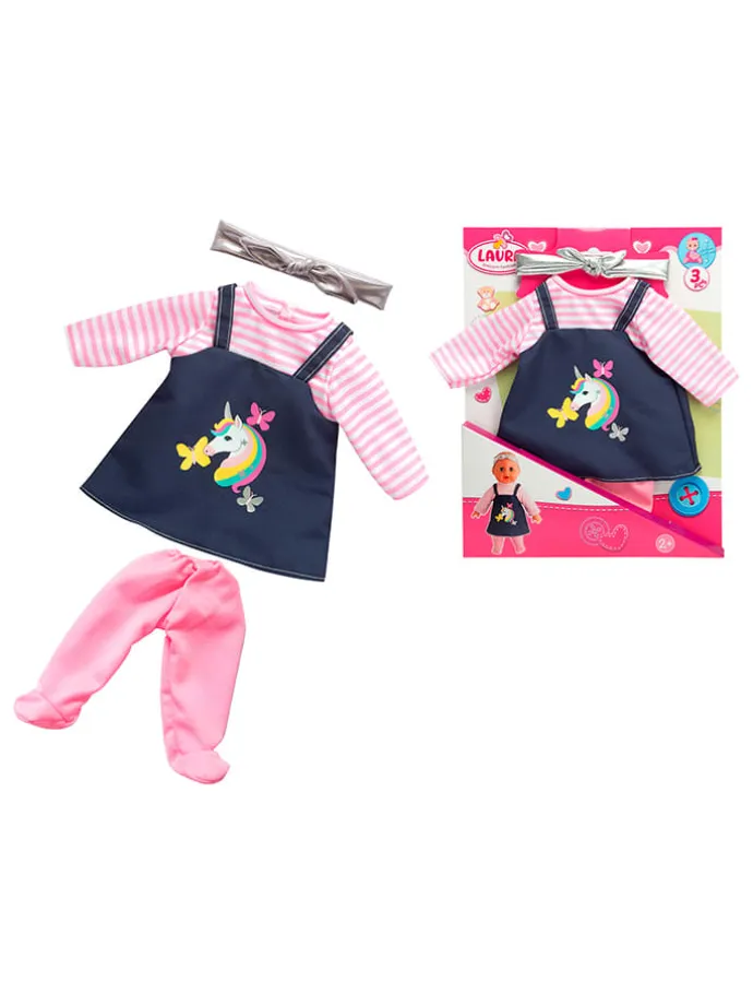 Puppen-Outfit "Einhorn " - ab 3 Jahren