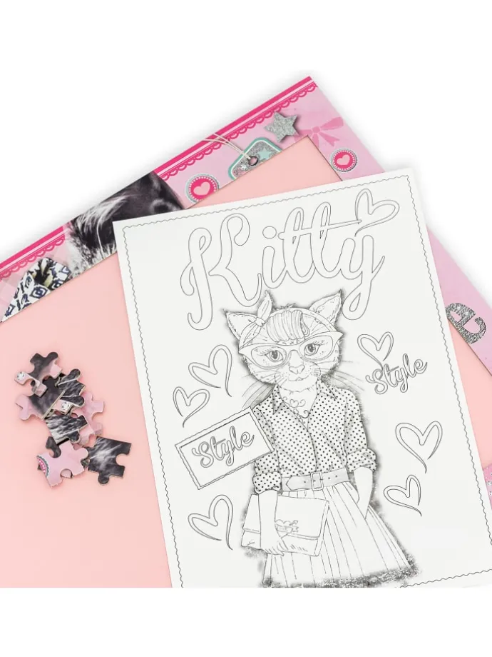 Puzzle-Kalender For Girls - 198 Teile in Rosa