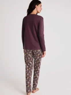 Pyjama in Bordeaux