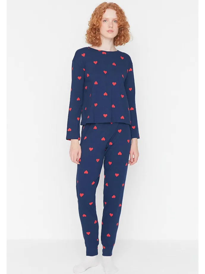 Pyjama in Dunkelblau