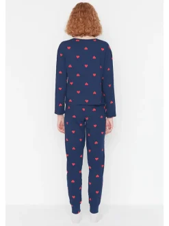 Pyjama in Dunkelblau