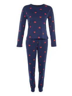 Pyjama in Dunkelblau
