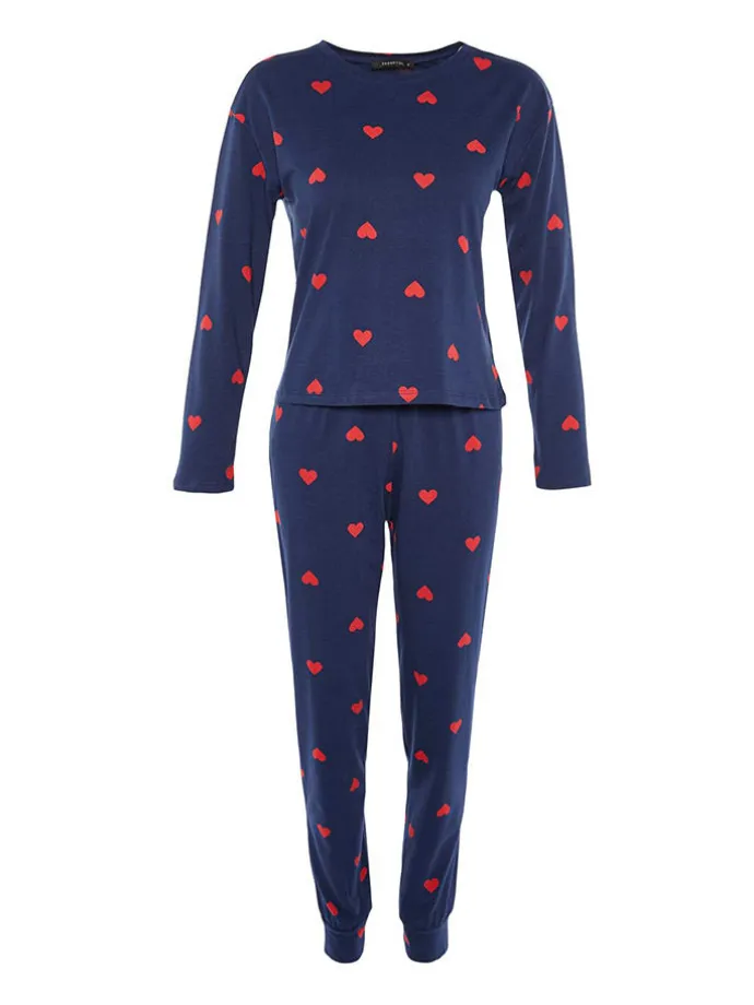 Pyjama in Dunkelblau