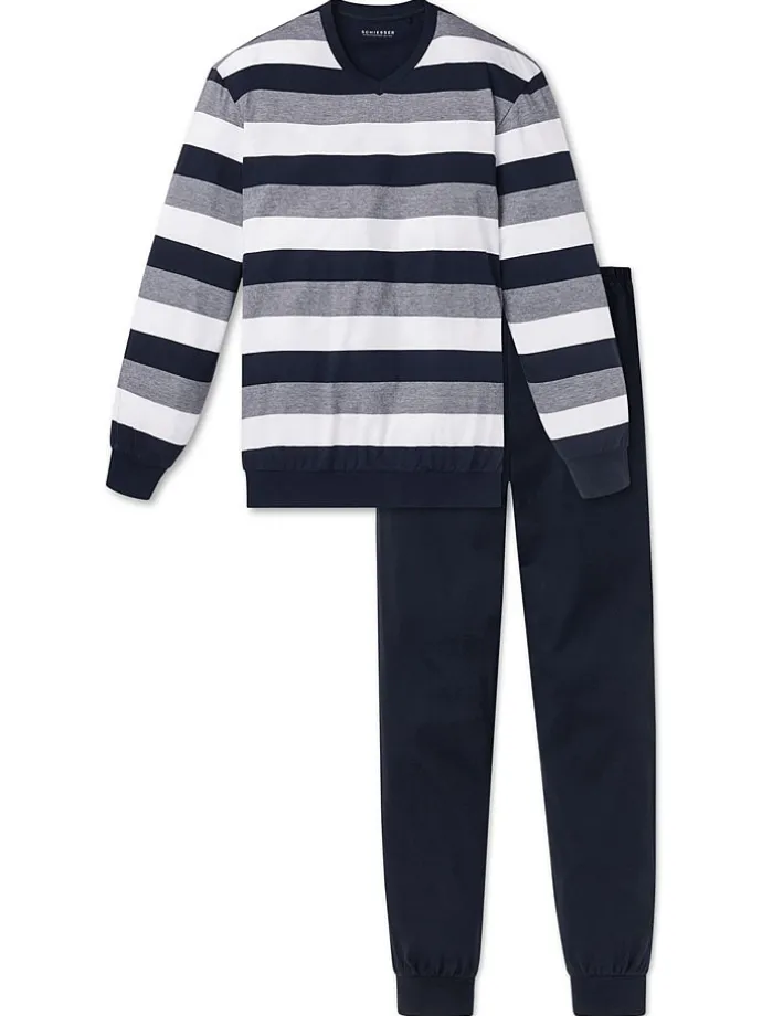 Pyjama in Dunkelblau