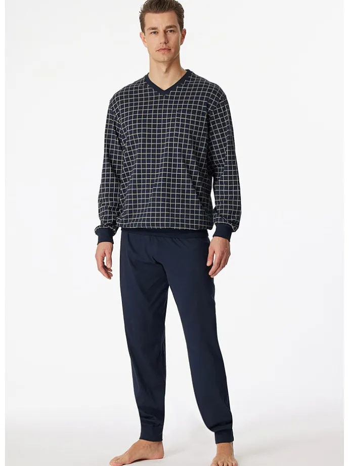 Pyjama in Dunkelblau