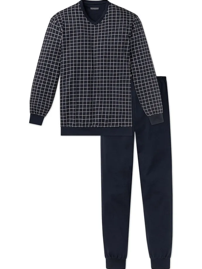 Pyjama in Dunkelblau