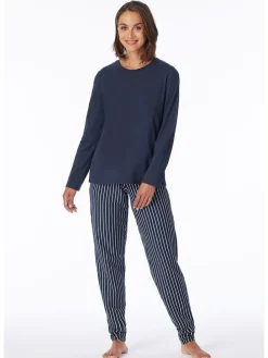Pyjama in Dunkelblau