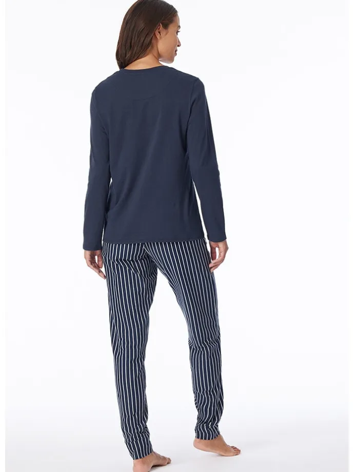 Pyjama in Dunkelblau