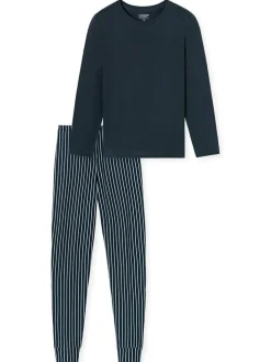 Pyjama in Dunkelblau