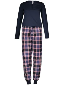 Pyjama in Dunkelblau