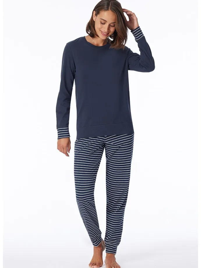Pyjama in Dunkelblau