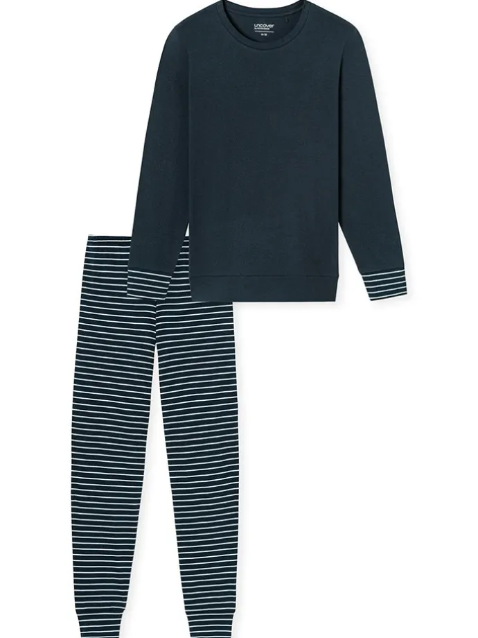 Pyjama in Dunkelblau