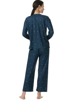 Pyjama in Dunkelblau