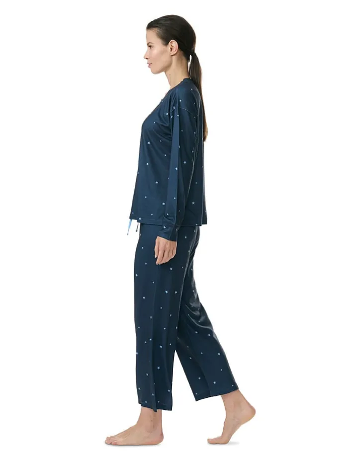 Pyjama in Dunkelblau