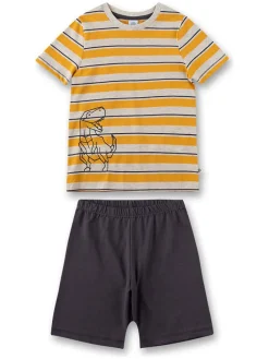 Pyjama in Gelb/ Schwarz