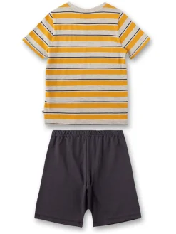 Pyjama in Gelb/ Schwarz
