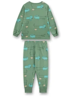Pyjama in Grün