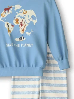 Pyjama in Hellblau