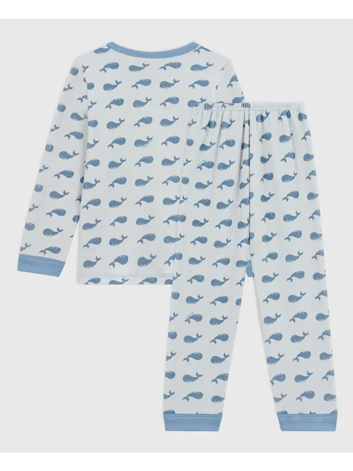 Pyjama in Hellblau