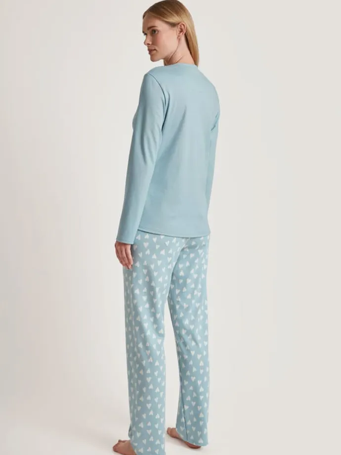 Pyjama in Hellblau