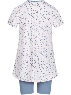 Pyjama in Rosa/ Blau