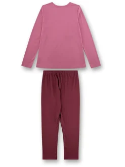 Pyjama in Rosa/ Rot