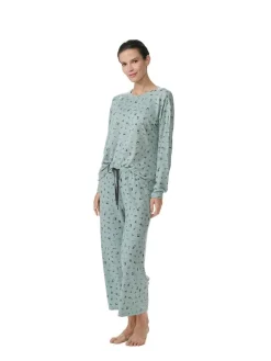 Pyjama in Türkis