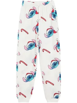 Pyjama in Weiß/ Dunkelblau