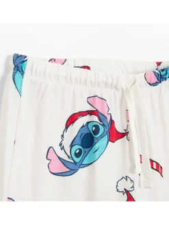 Pyjama in Weiß/ Dunkelblau