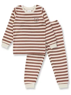 Pyjama "Long John" in Braun