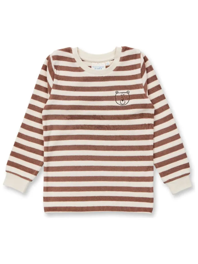 Pyjama "Long John" in Braun