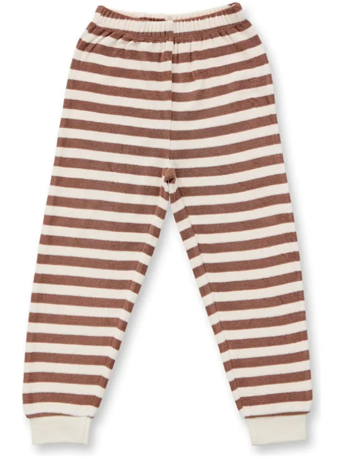 Pyjama "Long John" in Braun