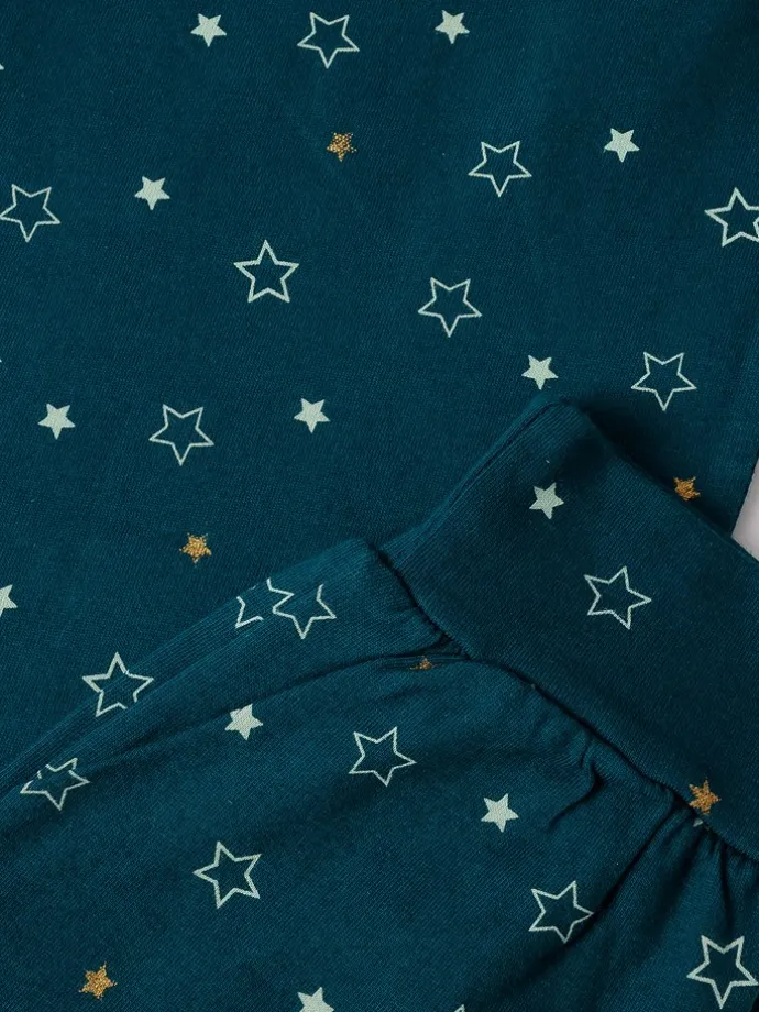 Pyjama "Sabtoro Gorjuss" in Hellblau/ Petrol