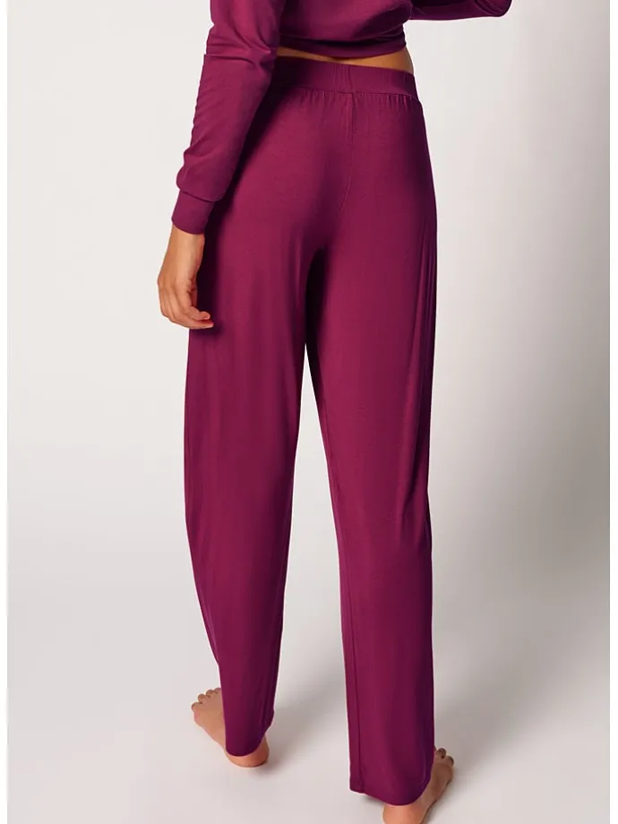 Pyjama-Hose in Beere