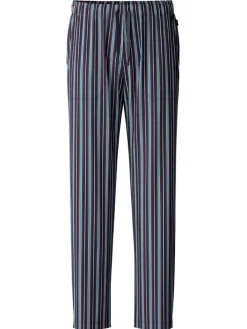 Pyjama-Hose in Dunkelblau/ Lila/ Hellblau