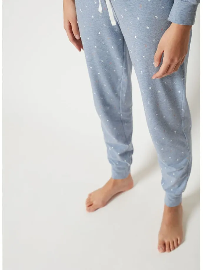 Pyjama-Hose in Hellblau